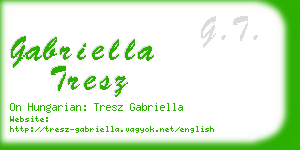 gabriella tresz business card